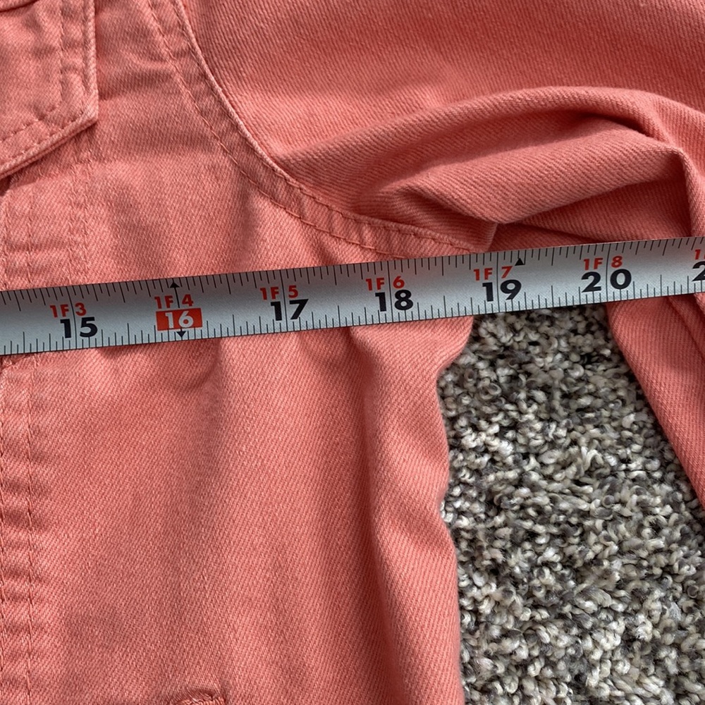 Market & Spruce Coral Jean Jacket - Picture 7 of 8